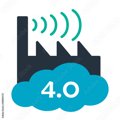 Industrie 4.0 - Flat Icon