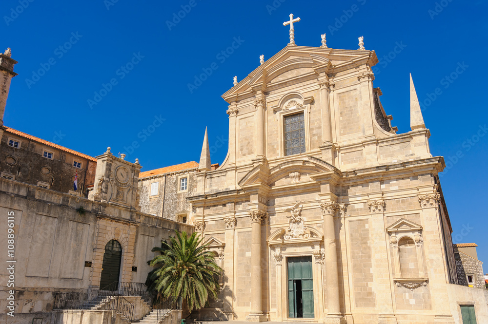 Dubrovnik Jesuit Church facade