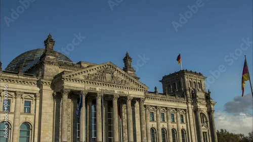 Reichstag, the German Parliament building  building in the capital of Germany, Berlin photo