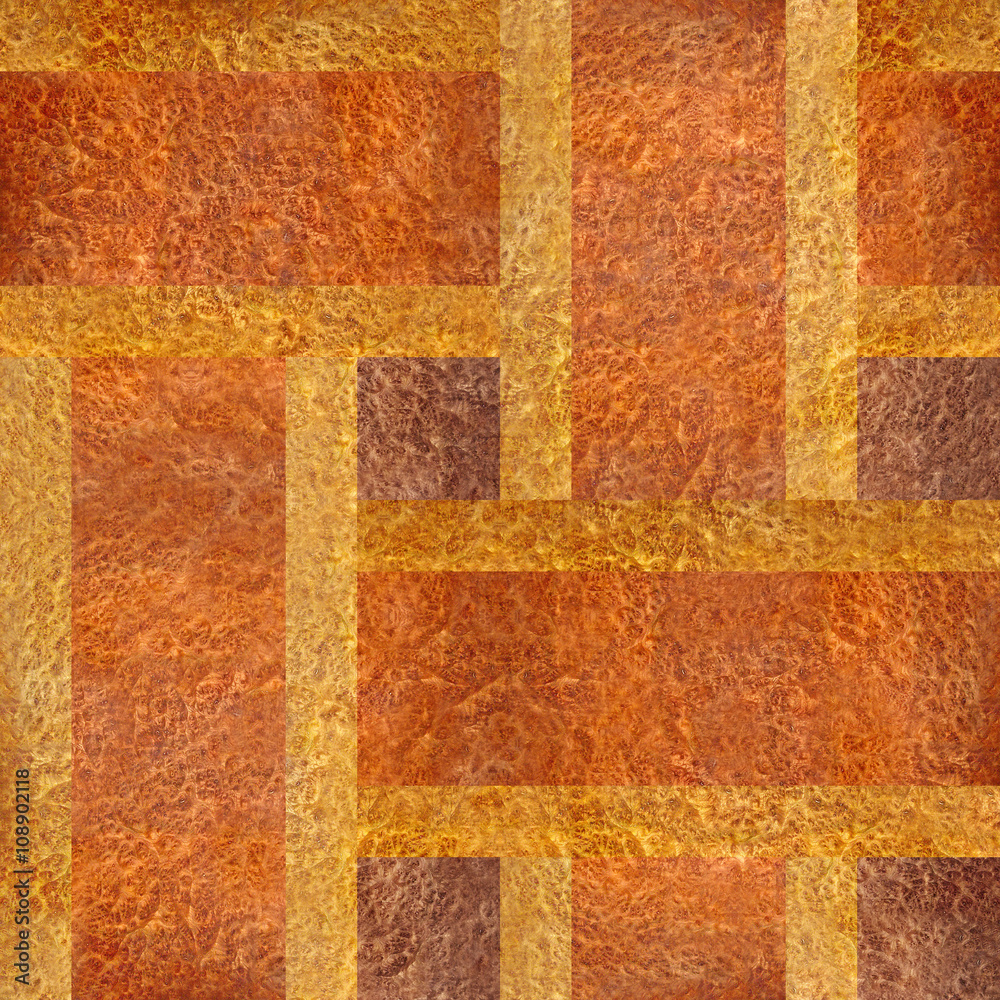 Abstract paneling pattern - seamless background - decorative texture