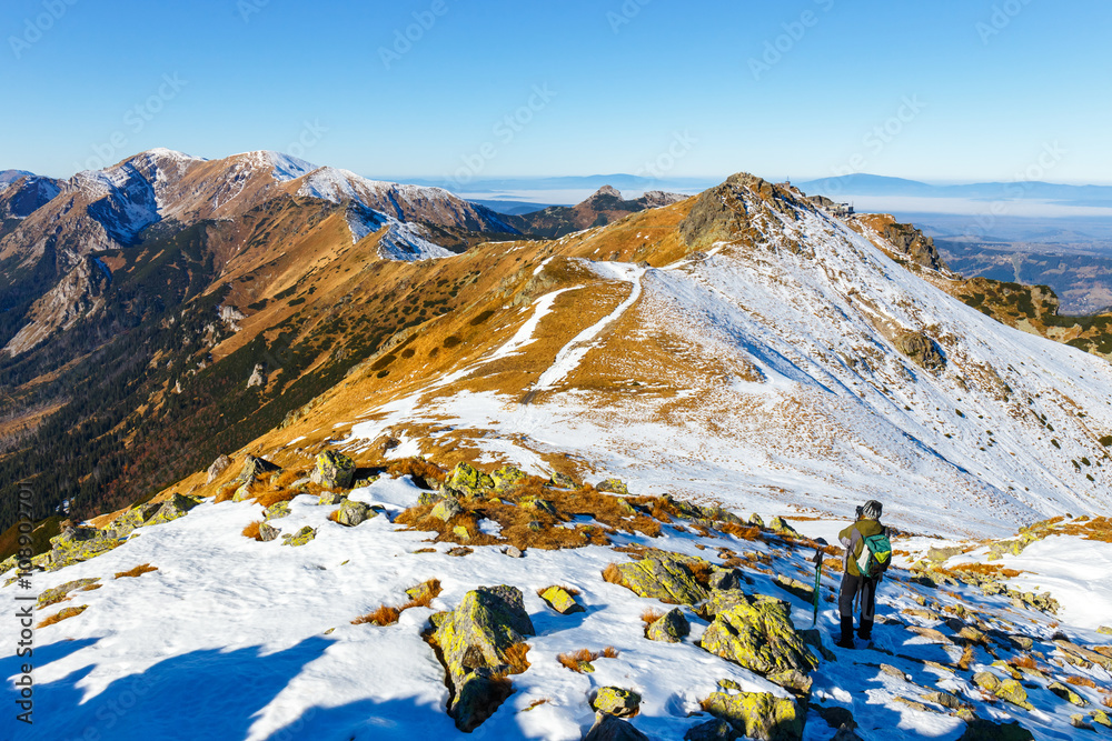 Winter view of High Tatra Mountains, Poland