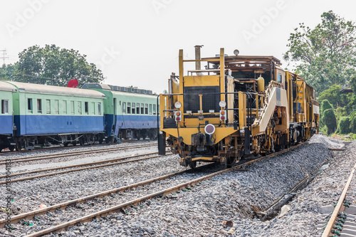Diesel Locomotive, Train in Thailand