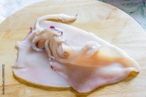 Raw squid