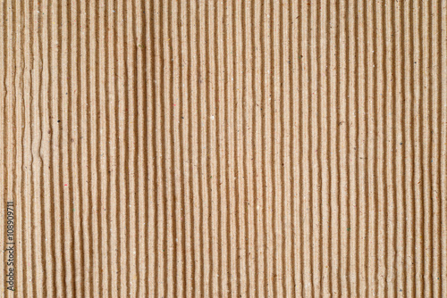 old corrugated cardboard sheet