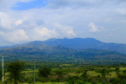 エチオピア南部の景観