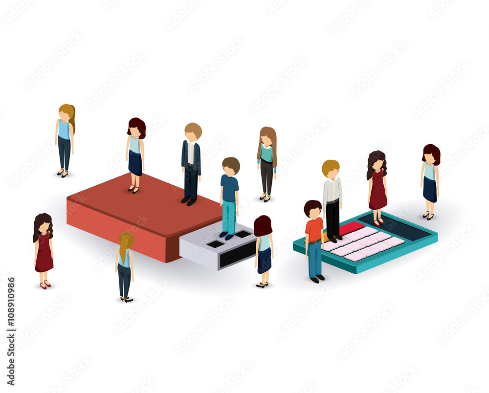 businesspeople isometrics design businesspeople isometrics design