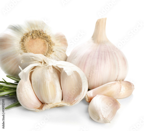Garlic isolated on white © Africa Studio