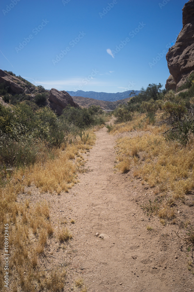 Long Narrow Desert Trail