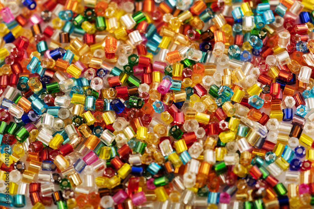 Background of colorful plastic beads Background of colorful plastic beads