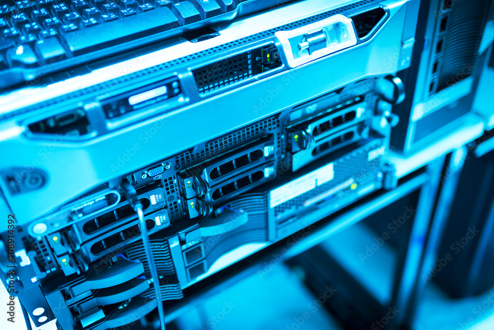 Storage servers in data room Domestic Room Storage servers in data room Domestic Room
