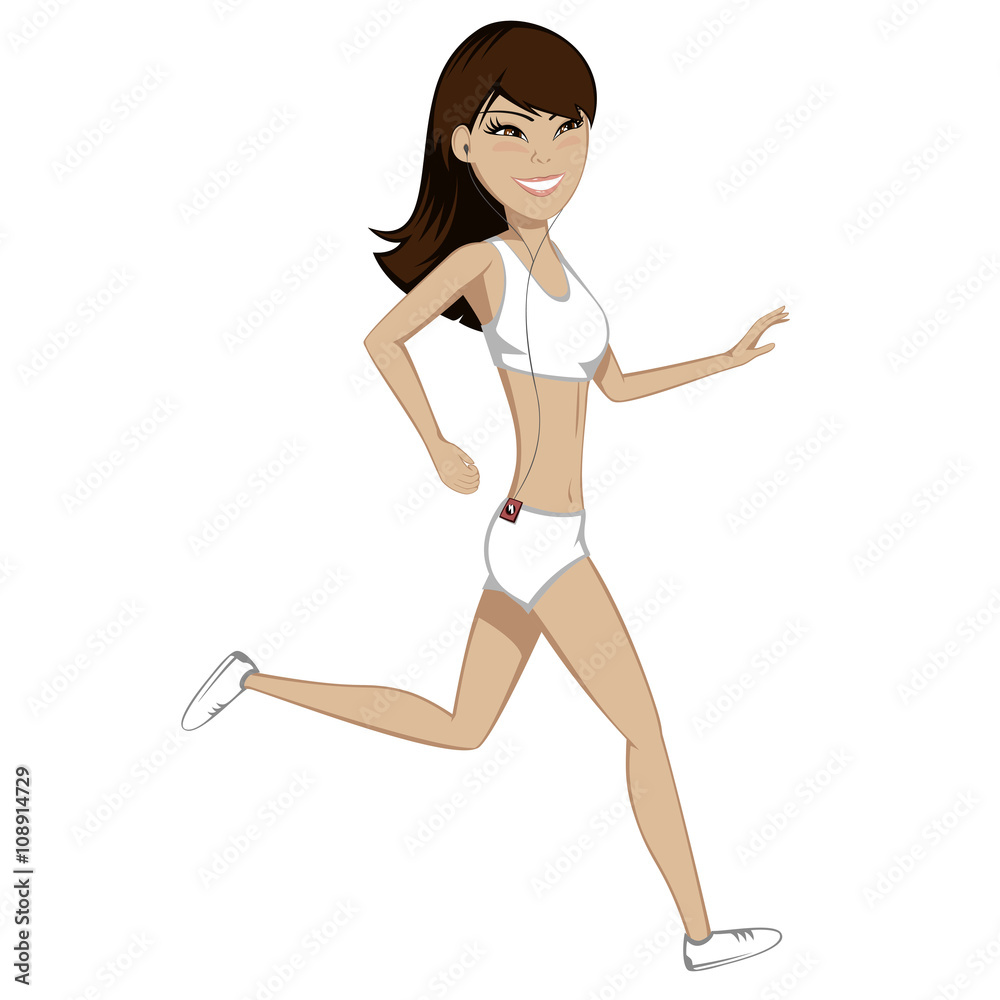 Running girl Running girl