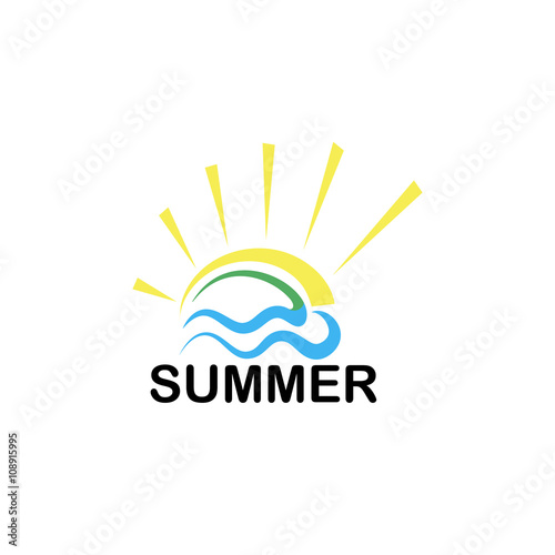 Travel agency creative symbol concept.