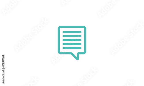 Bubble Speech Logo Template