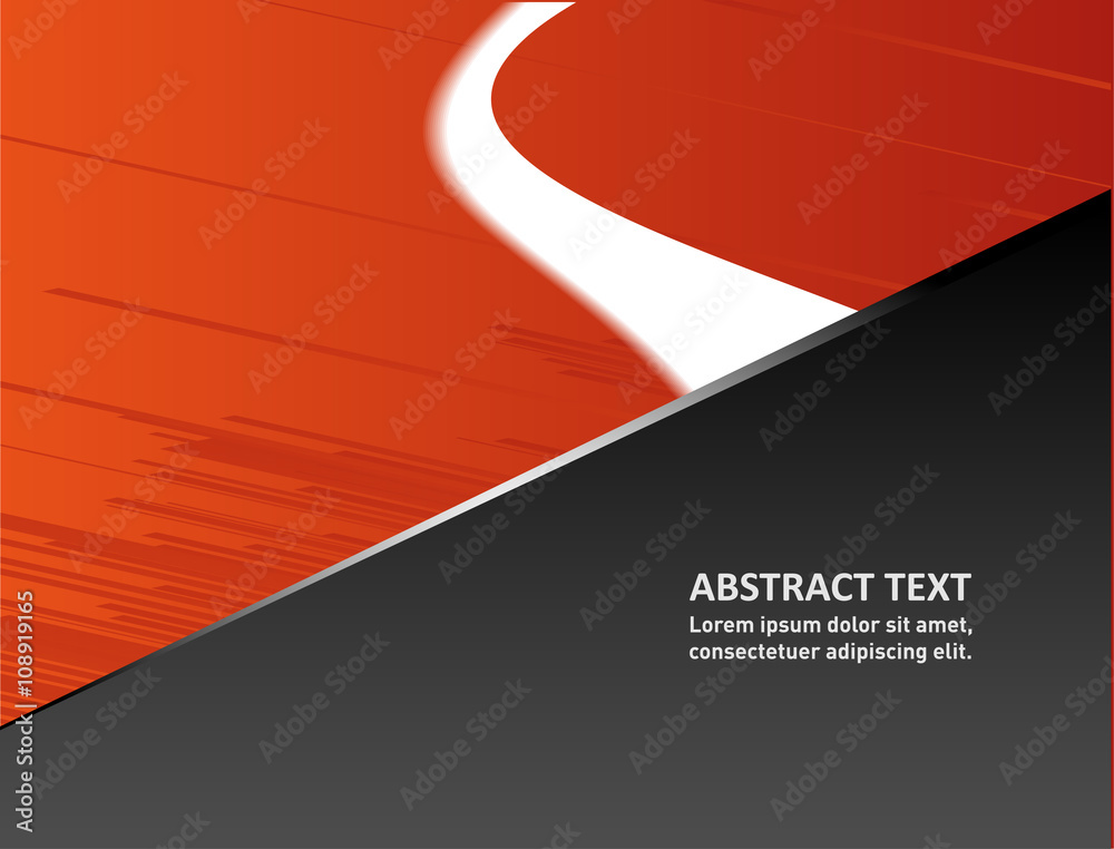 Fototapeta premium Abstract Orange, black background 