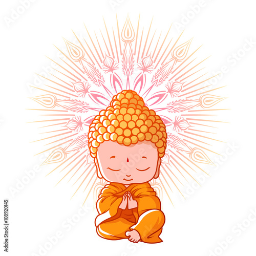 Little meditating Buddha