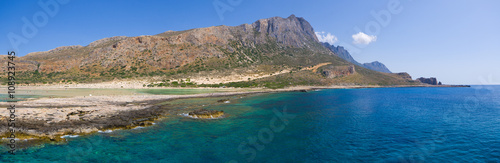 Balos beach on Crete island, Greece