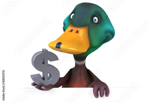 Obraz na plátně Fun duck