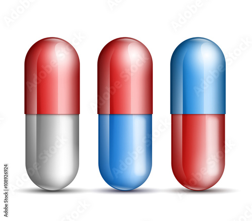 pills. Vector illustration