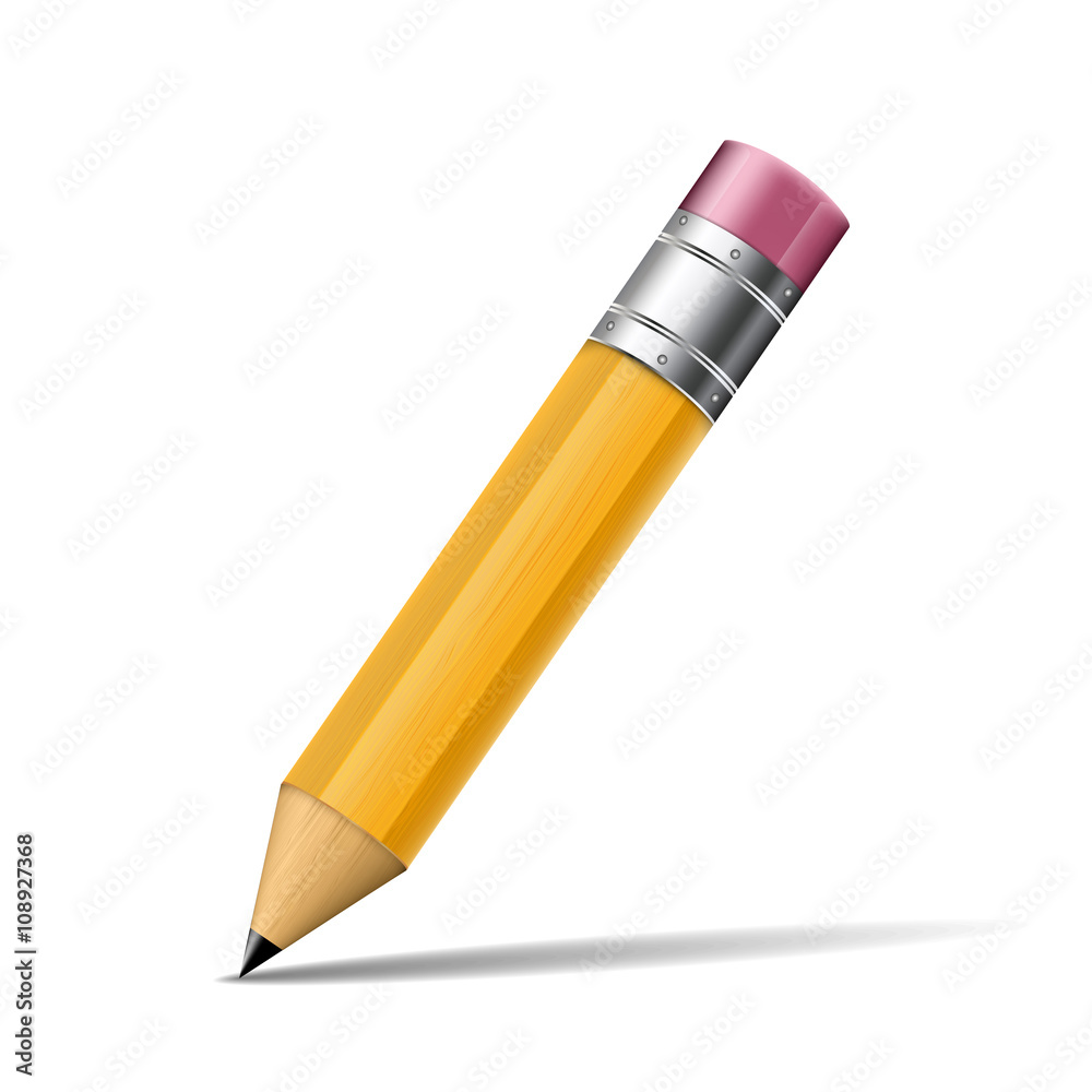 pencil vector illustration isolated on white background pencil vector illustration isolated on white background
