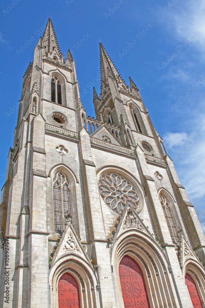 Niort. L'église saint André. Deux Sèvres, Poitou Charentes