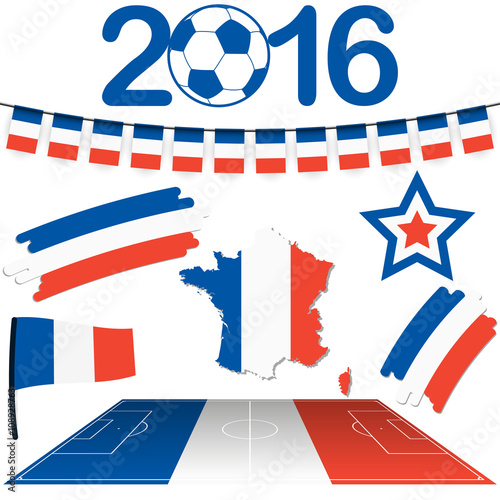 france europe soccer icons collection