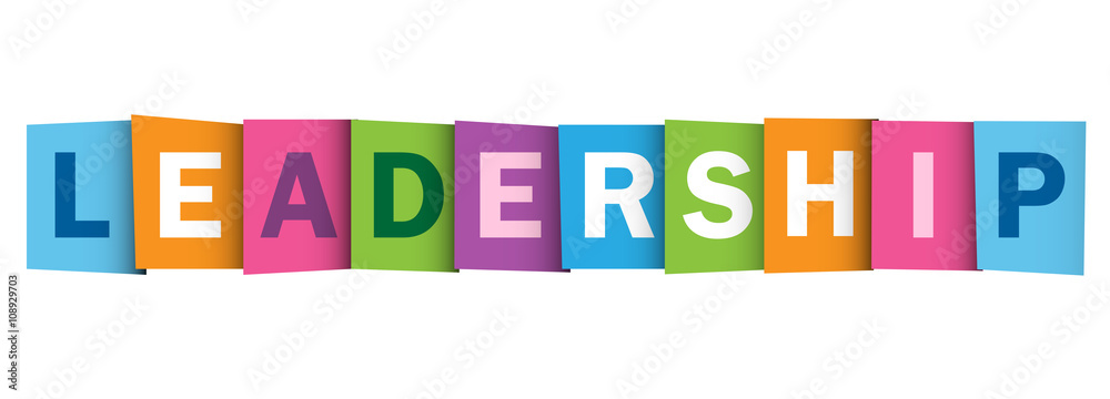 LEADERSHIP Vector Letters Icon