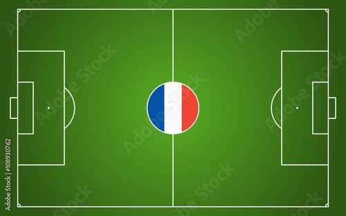 abstract green soccer field