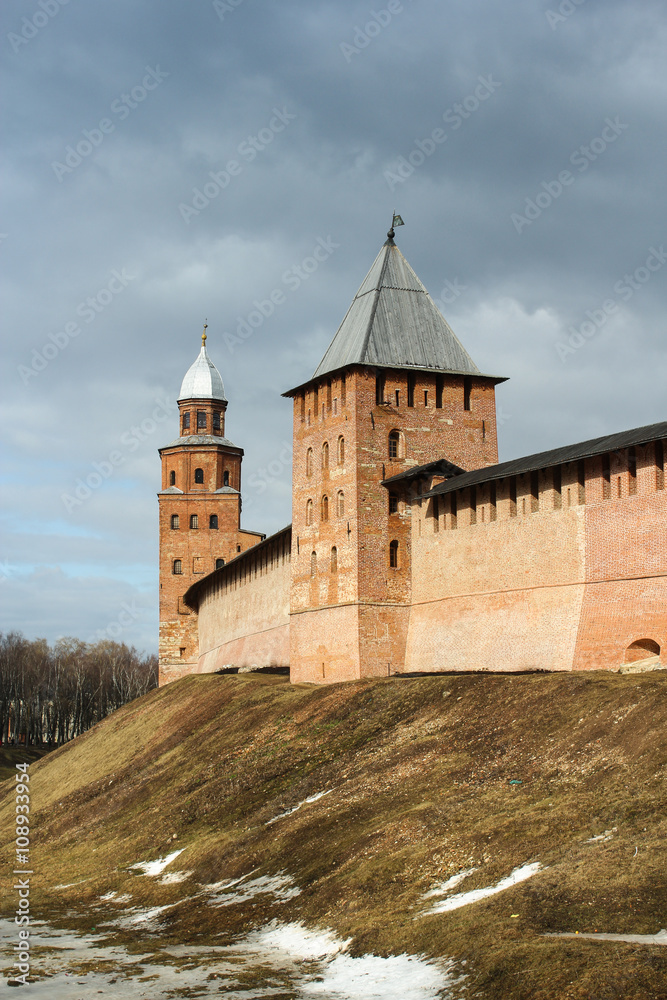 Tower of the Novgorod Kremlin.