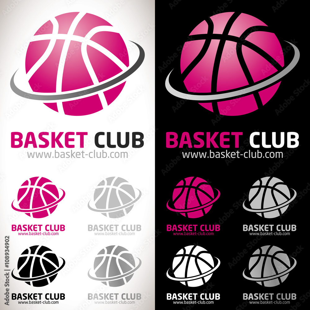 basket féminin logo club sport Stock Vector | Adobe Stock