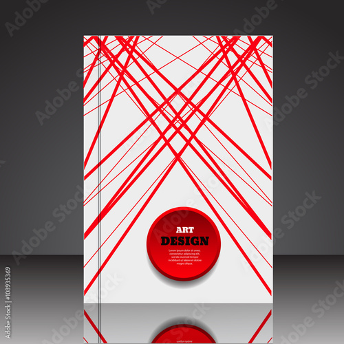 Abstract composition brochure background A4 eps10 vector illustr