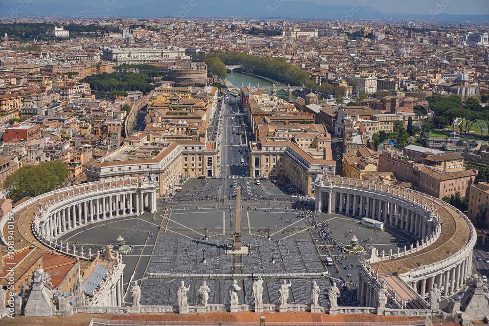 Aerial view of vatican