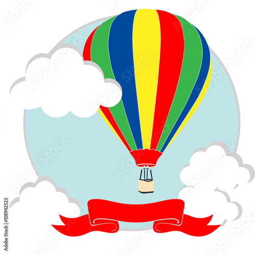 Valokuva Hot air balloon