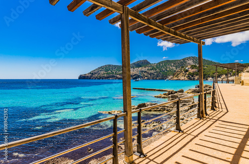Fototapeta Naklejka Na Ścianę i Meble -  Spanien Mallorca Meer Landschaft Küste Camp de Mar