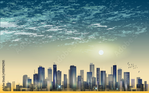Imaginable city landscape