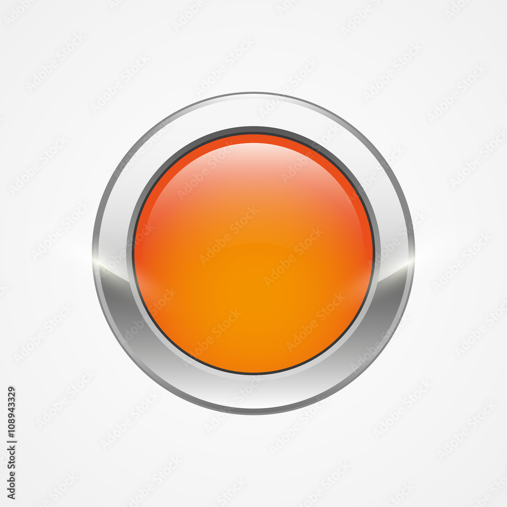 Round yellow web button Round yellow web button