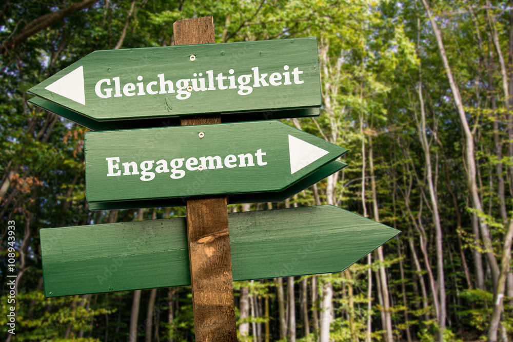 Schild 99 - Engagement