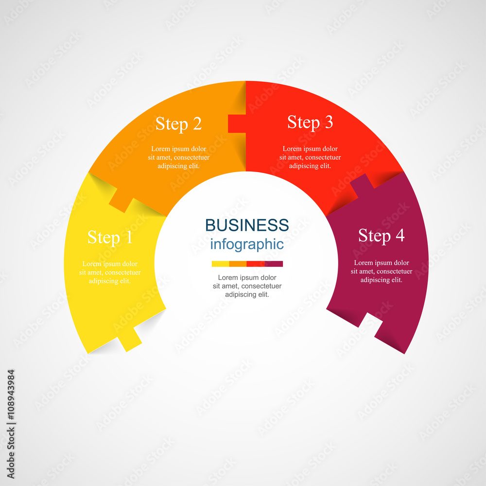 Vector infographic template Vector infographic template