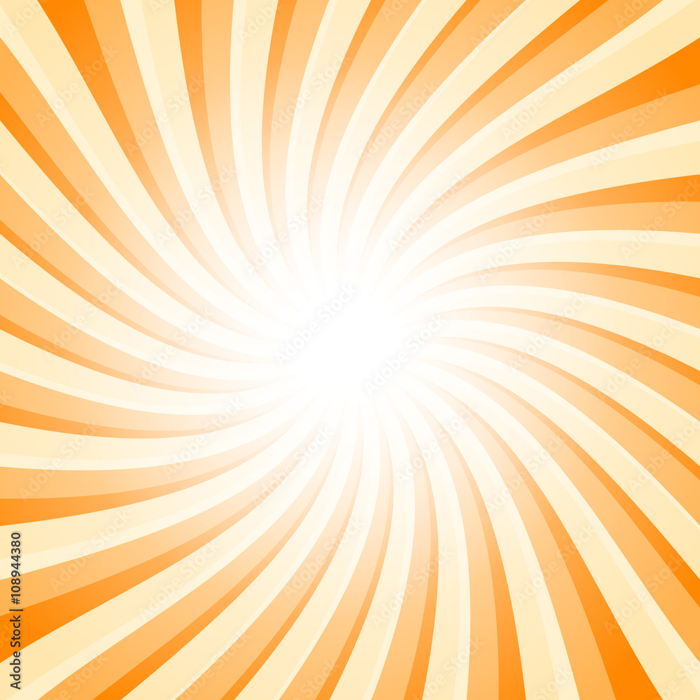 Obraz premium Abstract Star Shape Background - Orange and Gold - Vector