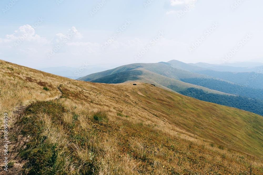 Fototapeta premium autumn mountains, hills