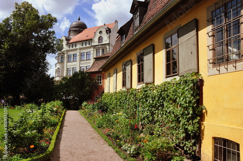 Goethestadt Weimar -  Im Garten hinter Goethes Wohnhaus