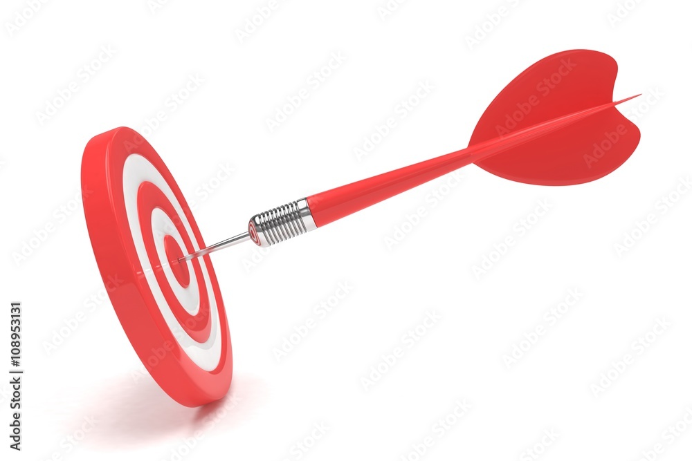 arrow darts in target. 3d rendering. arrow darts in target. 3d rendering.