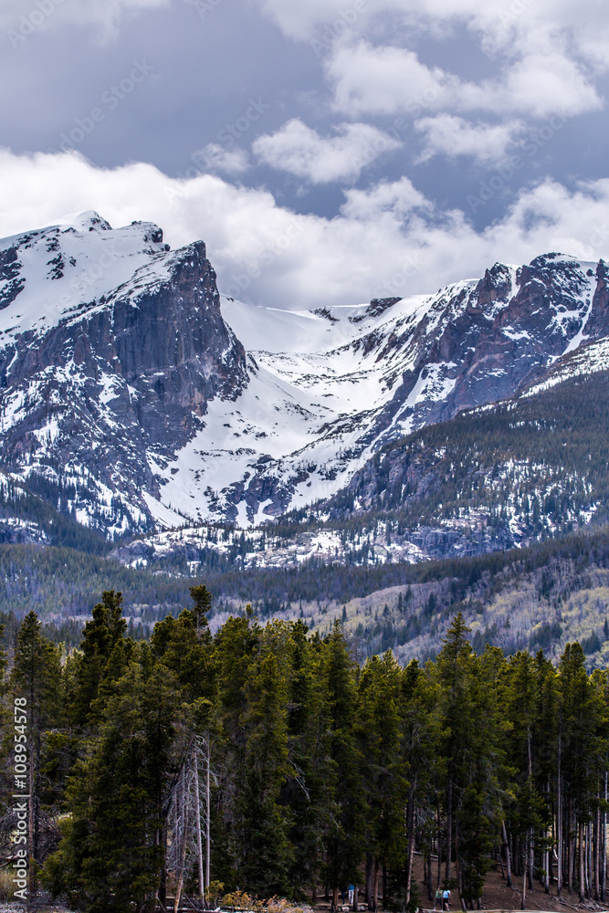 Hallet Peak Rocky Mtn National Park climbing area