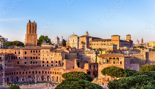 Forum and market of Trajan in Rome