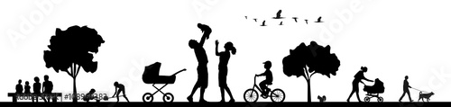 Familie mit Kindern