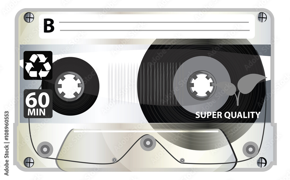 Fototapeta premium cassette - Illustration