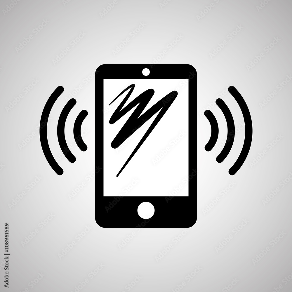 Smartphone design, contact and technology concept, editable vector