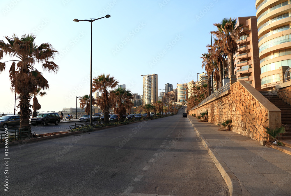 Rafic Hariri Avenue, Beirut - Lebanon
