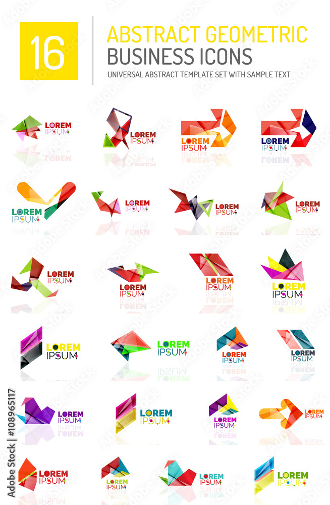 Abstract business icons Abstract business icons