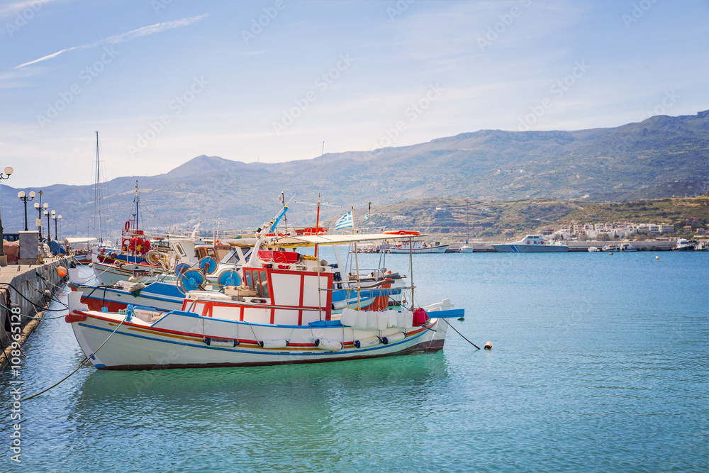 Fishing boats on Crete
