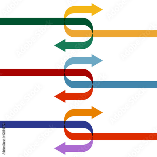 Two compatible company arrows